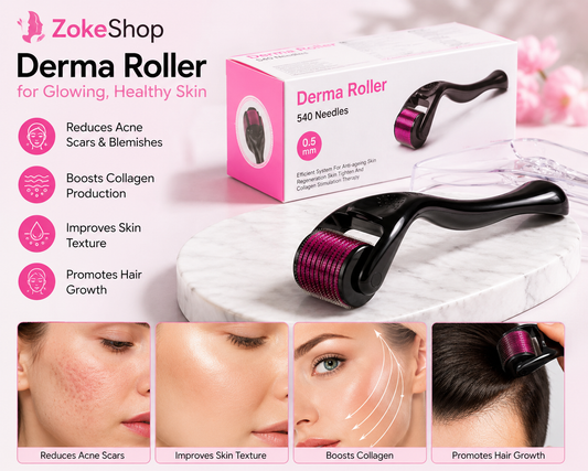 Derma Roller System for Hair And Skin 0.5 Mm Hair & Skin Care Derma Roller