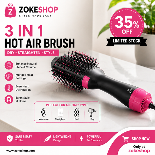 One Step Hair Brush Dryer And Styler