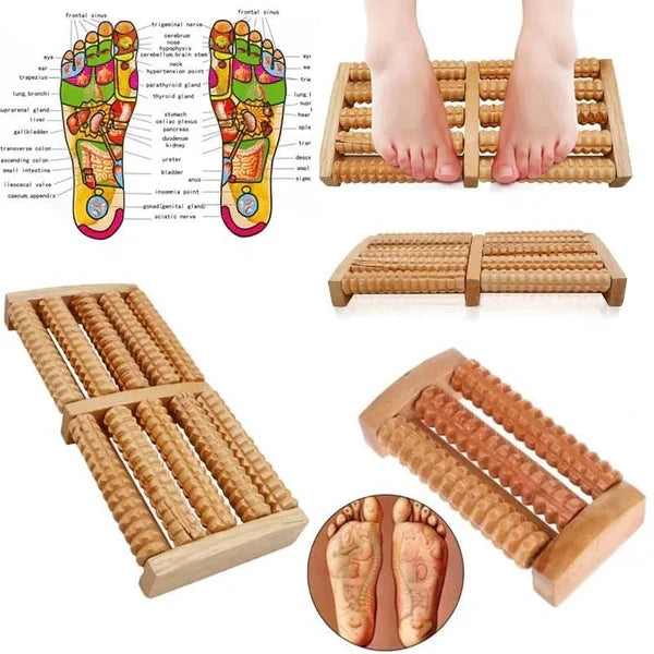 Wooden Foot Massager Roller