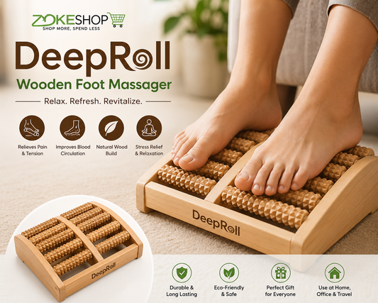 Wooden Foot Massager Roller